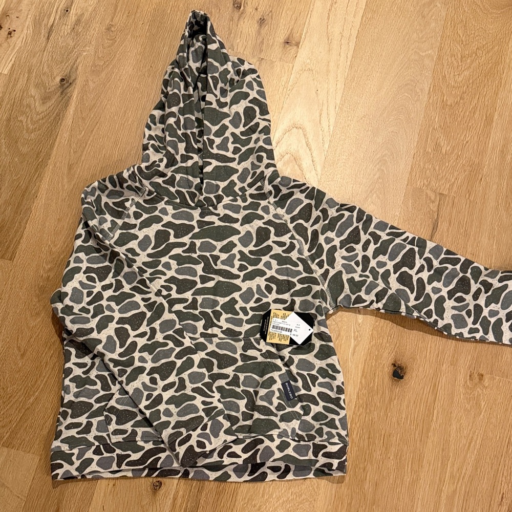 Burlebo Kids Camo Print Hoodie